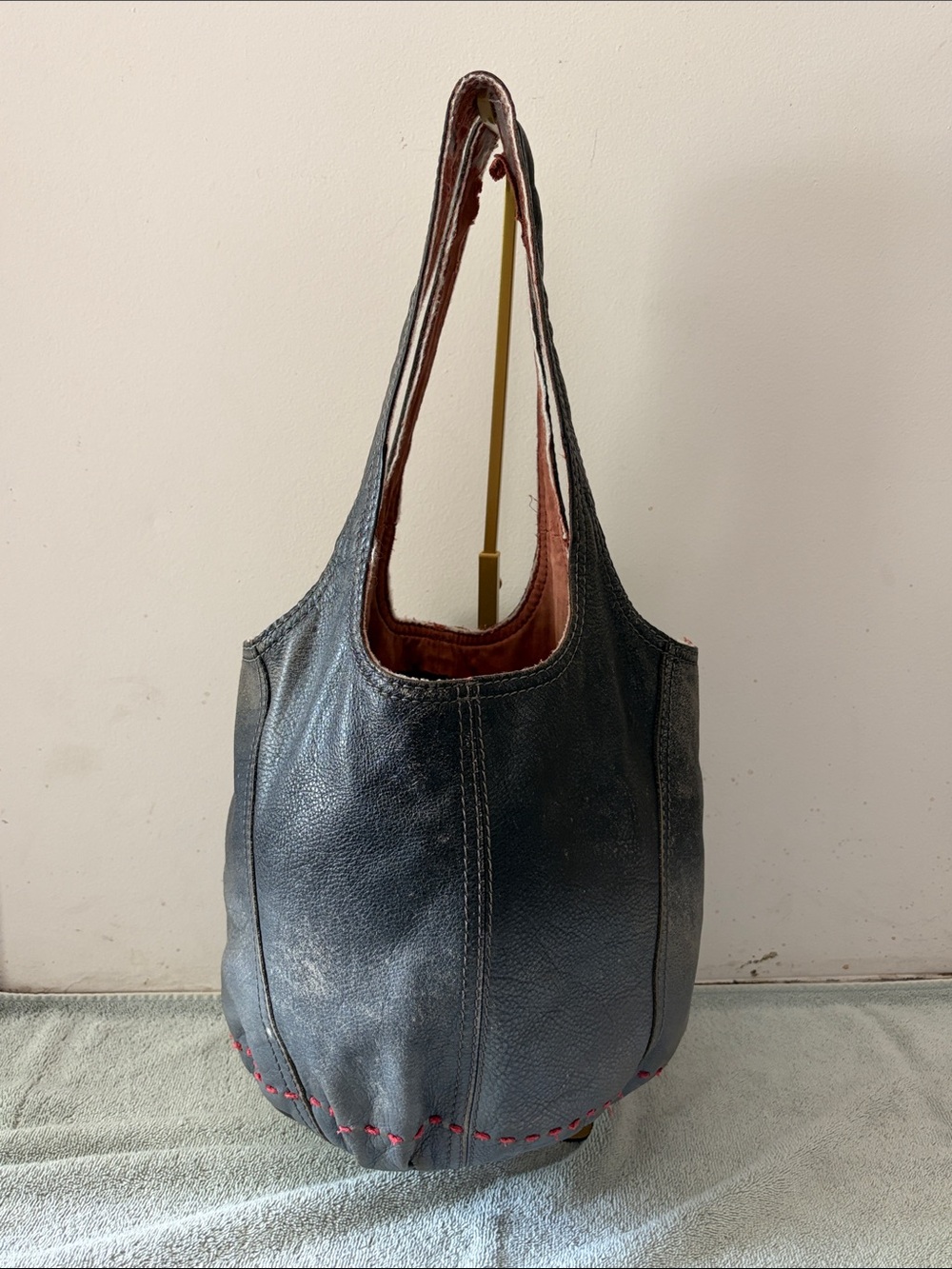 Lucky Brand Leather Bucket Purse
